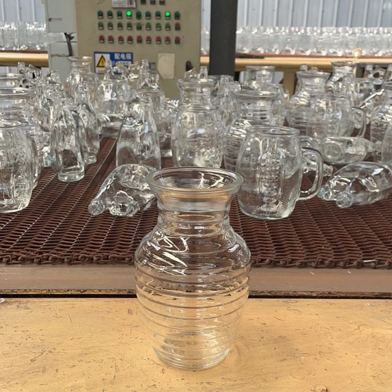 Clear Glass Rose Vase Glass Jar for Flower Floral Arrangements