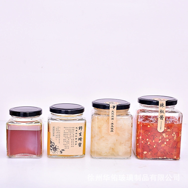 80ml 100ml 150ml Chilli Sauce Canned Food Storge Bottle Glass Mason Jar